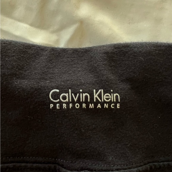 ❣️2/$25❣️Calvin Klein Performance QUICK DRY knee long leggings biker shorts | L - Picture 4 of 9